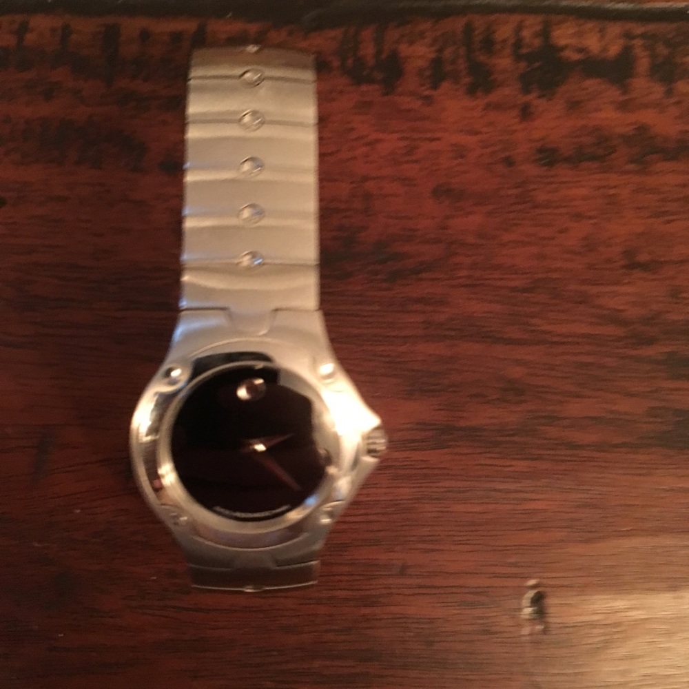 Movado stainless steel watch
